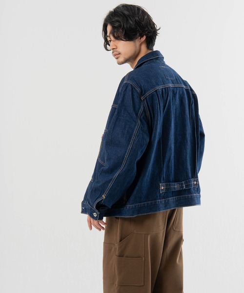 Levi's(リーバイス)の「Levis-TYPE 1 TRUCKER SELVEDGE RINSE T(デニムジャケット・メンズ・ダークインディゴブルー・L/XL)」の14枚目の写真