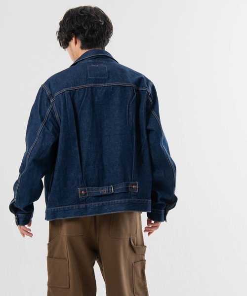 Levi's(リーバイス)の「Levis-TYPE 1 TRUCKER SELVEDGE RINSE T(デニムジャケット・メンズ・ダークインディゴブルー・L/XL)」の15枚目の写真