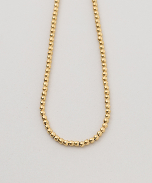 Spick & Span(スピックアンドスパン)の「《別注 / 》AEC PARIS / エーイーシー・パリ ボールチェーンネックレス 45*(ネックレス・レディース・ゴールド・FREE)」の3枚目の写真