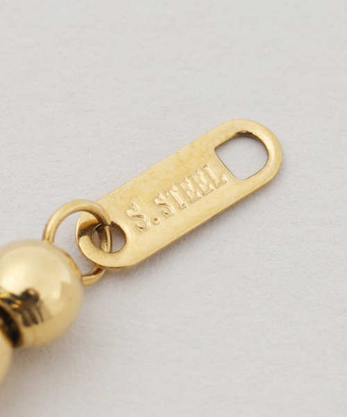 Spick & Span(スピックアンドスパン)の「《別注 / 》AEC PARIS / エーイーシー・パリ ボールチェーンネックレス 45*(ネックレス・レディース・ゴールド・FREE)」の8枚目の写真
