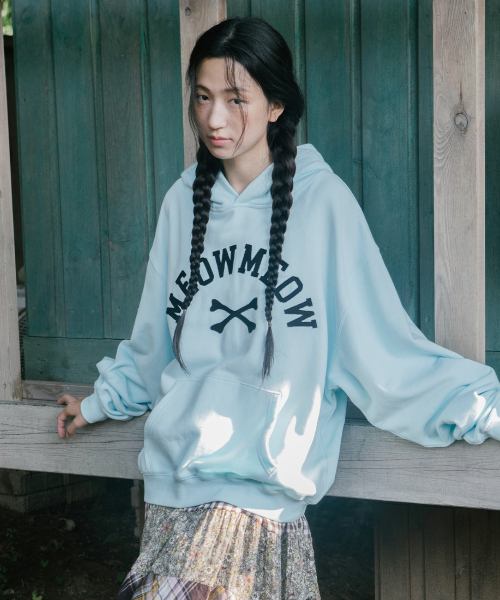 Cavish（カビシ）の「MEOW MEOW CAT EAR HOODIE BLUE(CV2GFFM401A)（パーカー・レディース・ブルー・MEDIUM/SMALL）」の2枚目の写真