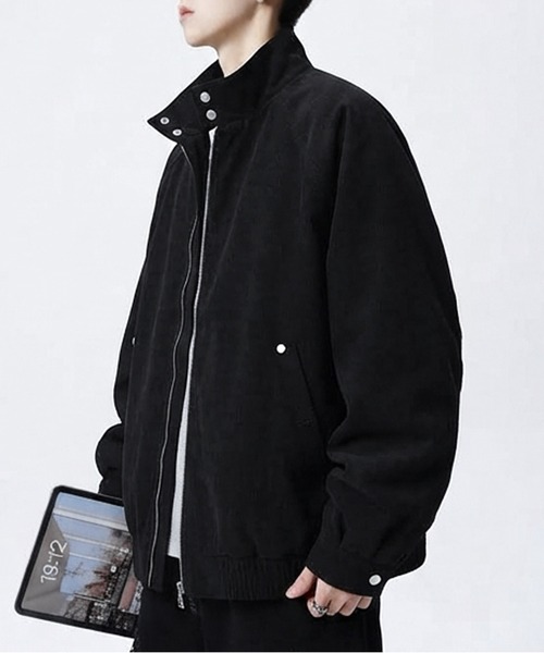 JOHNNY WOLF(ジョニーウルフ)の「PARCHE コーデュロイ オーバーサイズ ブルゾン(ブルゾン・メンズ・ブラック/ベージュ/カーキ・L/M/XL)」の5枚目の写真
