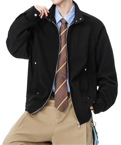 JOHNNY WOLF(ジョニーウルフ)の「PARCHE コーデュロイ オーバーサイズ ブルゾン(ブルゾン・メンズ・ブラック/ベージュ/カーキ・L/M/XL)」の9枚目の写真