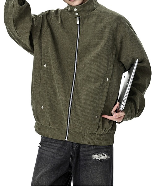 JOHNNY WOLF(ジョニーウルフ)の「PARCHE コーデュロイ オーバーサイズ ブルゾン(ブルゾン・メンズ・ブラック/ベージュ/カーキ・L/M/XL)」の15枚目の写真