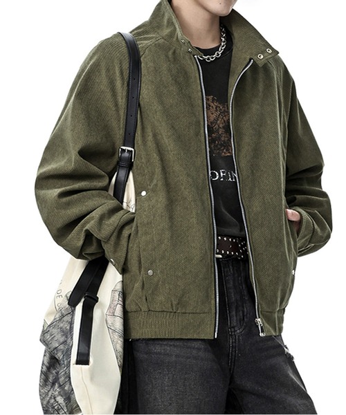JOHNNY WOLF(ジョニーウルフ)の「PARCHE コーデュロイ オーバーサイズ ブルゾン(ブルゾン・メンズ・ブラック/ベージュ/カーキ・L/M/XL)」の14枚目の写真