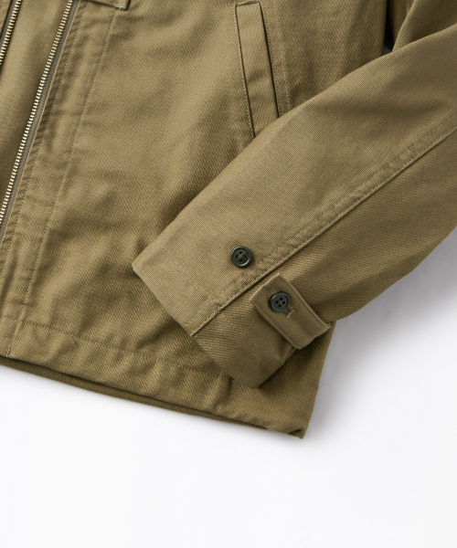 OUTSTANDING(アウトスタンディング)の「JUNGLE CLOTH DECK HOOD JACKET_KHAKI(ミリタリージャケット・メンズ・その他・MEDIUM/LARGE/SMALL)」の9枚目の写真