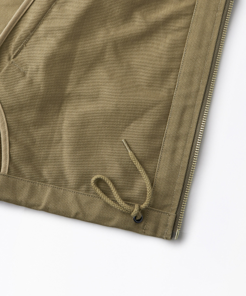 OUTSTANDING(アウトスタンディング)の「JUNGLE CLOTH DECK HOOD JACKET_KHAKI(ミリタリージャケット・メンズ・その他・MEDIUM/LARGE/SMALL)」の11枚目の写真