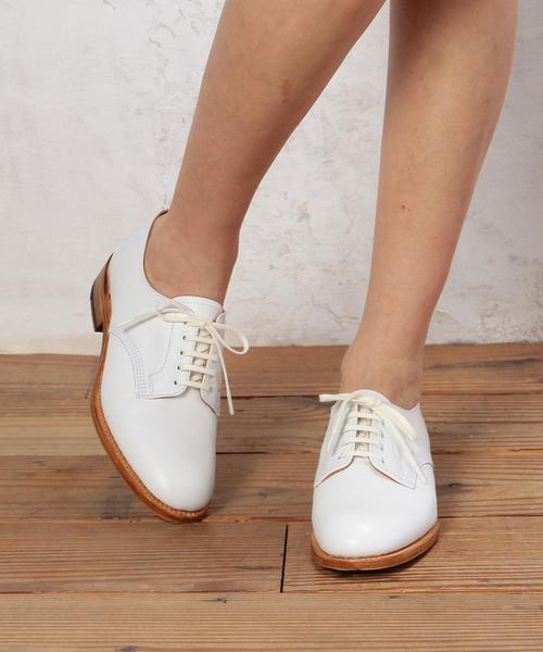 SANDERS（サンダース）の「★[サンダース]SANDERS CB PLAIN TOE W シューズ◆（ドレスシューズ・レディース・ホワイト・4(23)/6(25)/5(24)）」の9枚目の写真