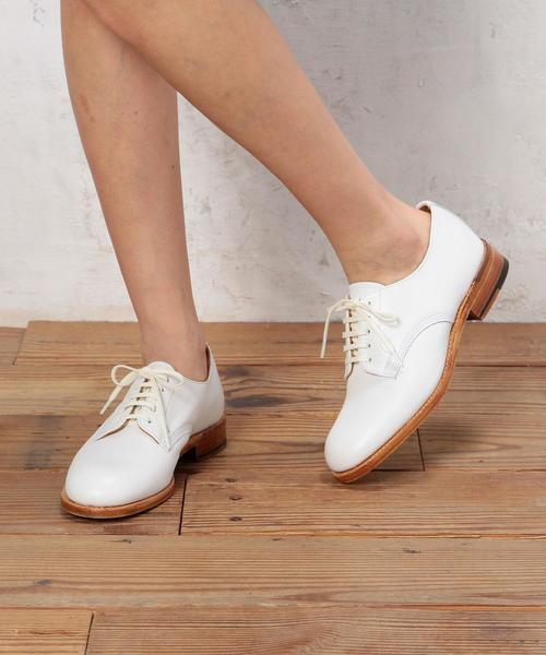 SANDERS（サンダース）の「★[サンダース]SANDERS CB PLAIN TOE W シューズ◆（ドレスシューズ・レディース・ホワイト・4(23)/6(25)/5(24)）」の10枚目の写真