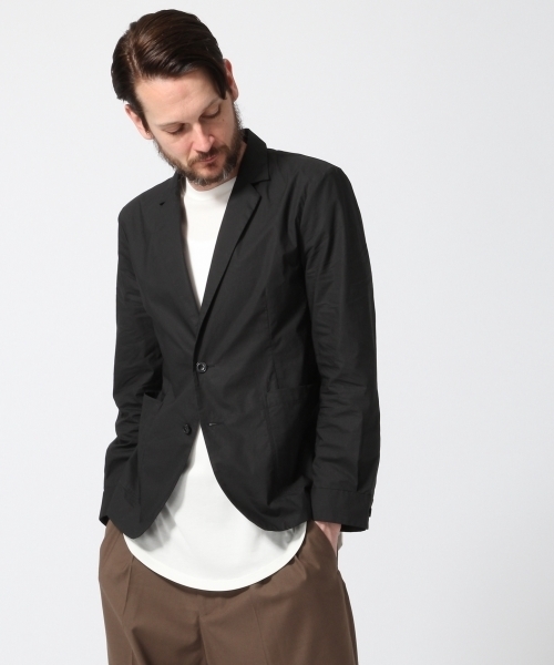 HARE（ハレ）の「シャツテーラードジャケット(HARE)（テーラードジャケット・メンズ・ライトグリーン/ベージュ/ブラック・SMALL/MEDIUM）」の2枚目の写真