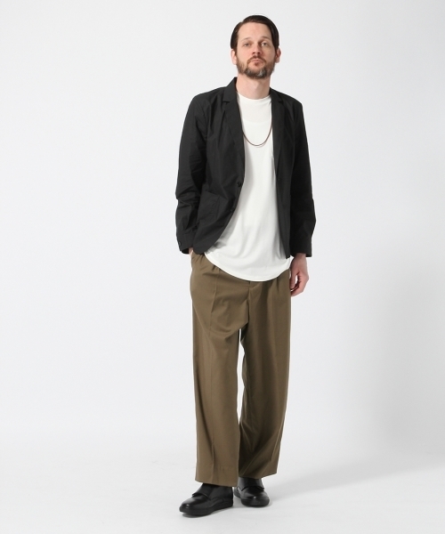 HARE（ハレ）の「シャツテーラードジャケット(HARE)（テーラードジャケット・メンズ・ライトグリーン/ベージュ/ブラック・SMALL/MEDIUM）」の9枚目の写真