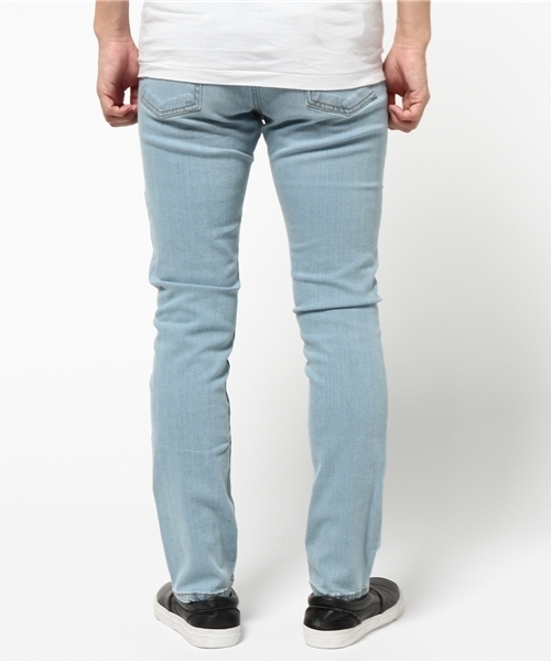 WEGO（ウィゴー）の「WEGO/ストレッチデニムスキニーパンツ（デニムパンツ・メンズ・ライトインディゴブルー/インディゴブルー/ダークインディゴブルー・MEDIUM/LARGE/SMALL）」の9枚目の写真