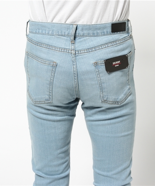 WEGO（ウィゴー）の「WEGO/ストレッチデニムスキニーパンツ（デニムパンツ・メンズ・ライトインディゴブルー/インディゴブルー/ダークインディゴブルー・MEDIUM/LARGE/SMALL）」の12枚目の写真