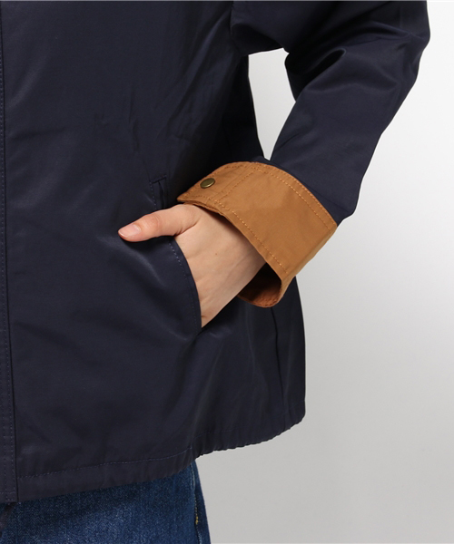 POU DOU DOU(プードゥドゥ)の「コットンエステルツイルマウンテンパーカ(マウンテンパーカー・レディース・キャメル/ネイビー/ブルー・3)」の9枚目の写真