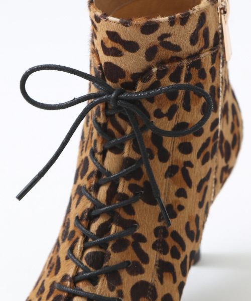 PICHE ABAHOUSE（ピシェ アバハウス）の「biancレースアップブ-tu（ブーツ・レディース・レオパード・36/37/38/35/40/39）」の6枚目の写真