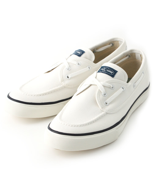 BEAMS(ビームス)の「TOP SIDER / “SEA-MATE”(スニーカー・メンズ・ホワイト/ネイビー・25/25.5/26/26.5/27/28/27.5)」の1枚目の写真