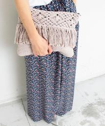 BEAUTY&YOUTH UNITED ARROWS | BY∴ マクラメフリンジクラッチバッグ -3WAY-　◆(クラッチバッグ)