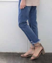 SESTO | ローヒールのワンストラップチャンキーヒールサンダル(サンダル)