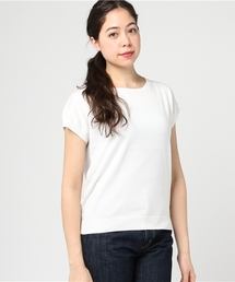 NATURAL BEAUTY BASIC | 【JJ_5月号掲載】サマーコットンベーシックラウンドネックニット(ニット/セーター)