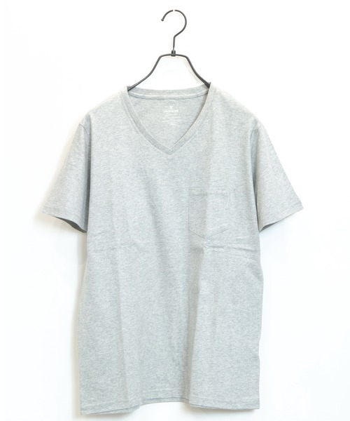 JACKROSE（ジャックローズ）の「【撥水加工･汗染み防止】PREVENTION･VネックTシャツ（Tシャツ/カットソー・メンズ・ホワイト/ブラック/グレー/ブルー/ピンク・M/L/XL）」の4枚目の写真