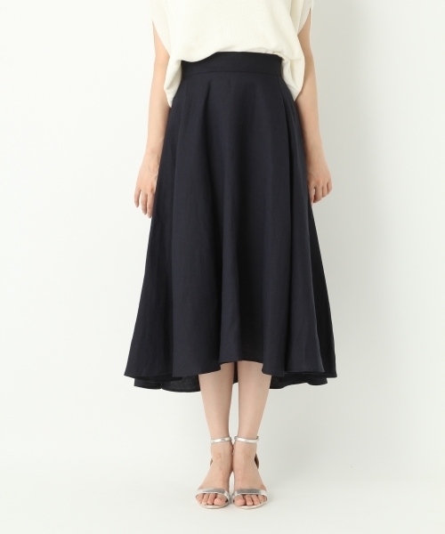 A part by(アパートバイ)の「【otonaMUSE7月号掲載】RLヘムフレアミディースカート 759710(スカート・レディース・グリーン/オレンジ/ネイビー/ターコイズブルー/アイボリー・LARGE/MEDIUM)」の22枚目の写真