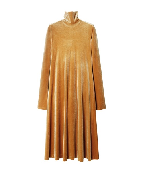 LE CIEL BLEU（ルシェルブルー）の「ロングスリーブベロアワンピース（ワンピース・レディース・ブラック/パープル/イエロー・38/36）」の3枚目の写真