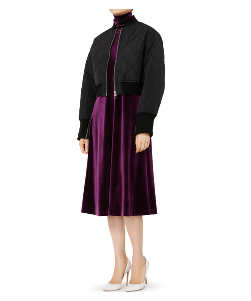 LE CIEL BLEU（ルシェルブルー）の「ロングスリーブベロアワンピース（ワンピース・レディース・ブラック/パープル/イエロー・38/36）」の17枚目の写真