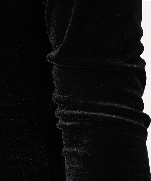 LE CIEL BLEU（ルシェルブルー）の「ロングスリーブベロアワンピース（ワンピース・レディース・ブラック/パープル/イエロー・38/36）」の9枚目の写真