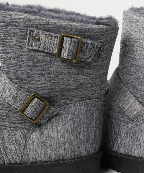 STYLEBLOCK（スタイルブロック）の「エンジニアインヒールムートンブーツ（ブーツ・メンズ・ブラック/ダークブラウン/ブラックミックス/ミックスグレー/キャメル/ブルー系その他・LL/S/M/L）」の8枚目の写真