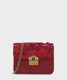 エンベリッシュバックルクロスボディバッグ / EMBELLISHED BUCKLE CROSSBODY BAG