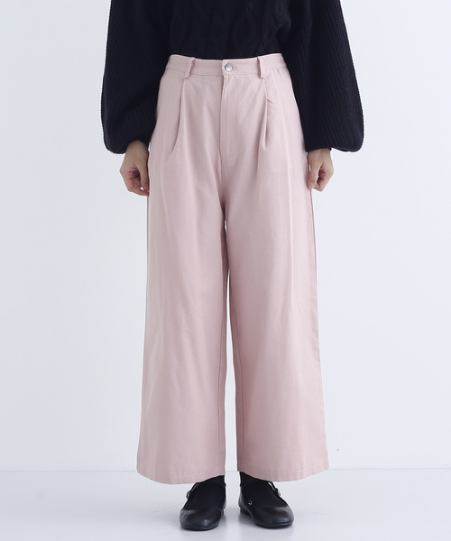 MERLOT（メルロー）の「ワークワイドパンツ1502（その他パンツ・レディース・カーキ/ピンク/ブラック/ベージュ・FREE）」の12枚目の写真