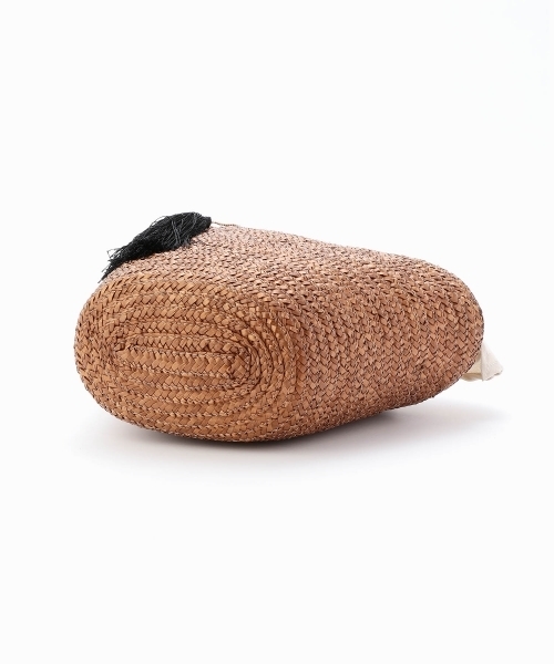 FREAK'S STORE（フリークスストア）の「ビーズハンドルかごバッグ（かごバッグ・レディース・ホワイト/ブラウン/ナチュラル/ブラック・FREE）」の10枚目の写真