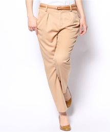 NANO universe | ベルト付きクロップドパンツ(チノパンツ)