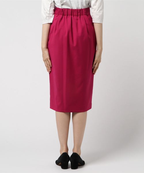 N.（N. Natural Beauty Basic）（エヌエヌナチュラルビューティーベーシック）の「【steady. 8月号掲載】フロントスリットスカート（スカート・レディース・ブラウン/ピンク/グレー・MEDIUM）」の5枚目の写真