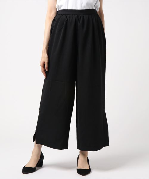 AMERICAN HOLIC(アメリカンホリック)の「・裾スリットワイドギャザーパンツ(その他パンツ・レディース・カーキ/ブラック/ブルー/モカ・FREE)」の18枚目の写真