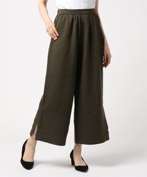 AMERICAN HOLIC | ・裾スリットワイドギャザーパンツ(その他パンツ)