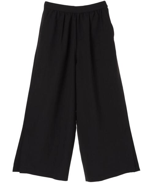 AMERICAN HOLIC(アメリカンホリック)の「・裾スリットワイドギャザーパンツ(その他パンツ・レディース・カーキ/ブラック/ブルー/モカ・FREE)」の5枚目の写真