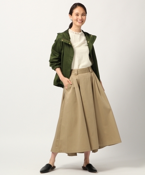 GLOBAL WORK（グローバルワーク）の「ハッスイボリュームマンパ/795244（マウンテンパーカー・レディース・ベージュ/ネイビー/レッド/カーキ・MEDIUM/LARGE）」の9枚目の写真