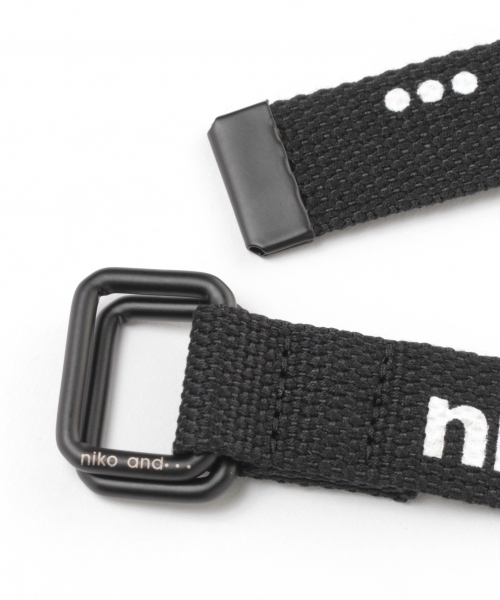 niko and...(ニコアンド)の「オリジナルロゴテープベルトN(ベルト・レディース・ホワイト/ブラック/カーキ・0)」の6枚目の写真