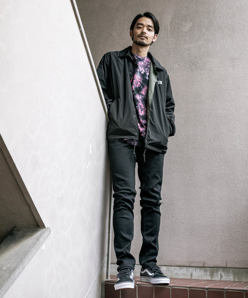 Dickies（ディッキーズ）の「Dickies/ディッキーズ メモリープリントリバーシブルコーチジャケット（ナイロンジャケット・メンズ・ブラック/ネイビー・S/M/L/XL）」の5枚目の写真