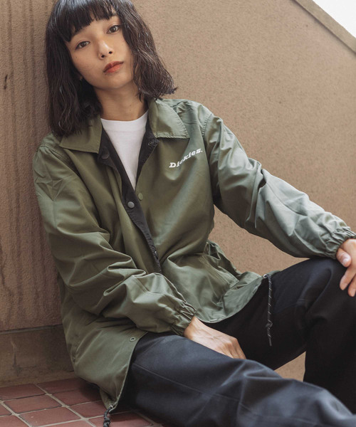 Dickies（ディッキーズ）の「Dickies/ディッキーズ メモリープリントリバーシブルコーチジャケット（ナイロンジャケット・メンズ・ブラック/ネイビー・S/M/L/XL）」の13枚目の写真