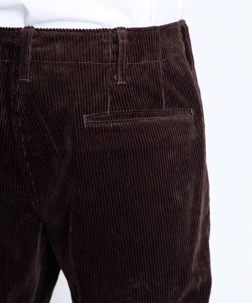 SILAS(サイラス)の「WL CORDUROY SLACKS(スラックス・メンズ・ブラック/ブラウン/ネイビー・30inch/32inch/34inch)」の10枚目の写真