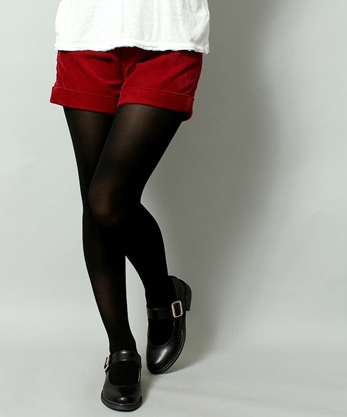 WEGO(ウィゴー)の「WEGO/40Dタイツ(タイツ/ストッキング・レディース・ブラック/ライトグレー/ホワイト/サックスブルー/ライトパープル・FREE)」の3枚目の写真