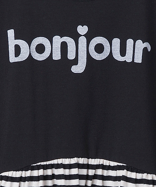 MILKFED.(ミルクフェド)の「COMBI FLARE DRESS bonjour(ワンピース・レディース・ホワイト/ブラック/ライトパープル・SMALL/MEDIUM)」の6枚目の写真