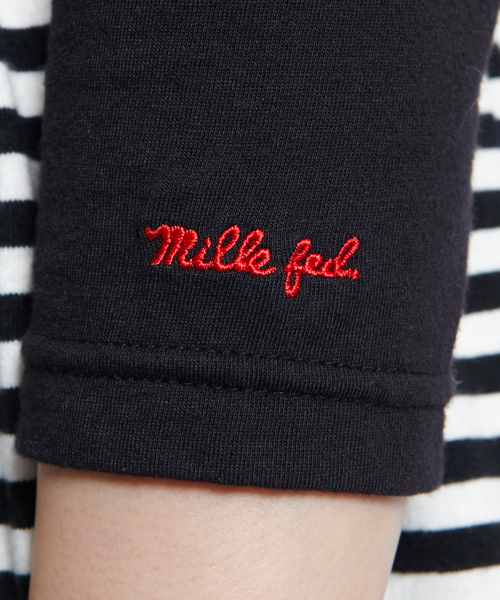 MILKFED.(ミルクフェド)の「COMBI FLARE DRESS bonjour(ワンピース・レディース・ホワイト/ブラック/ライトパープル・SMALL/MEDIUM)」の7枚目の写真