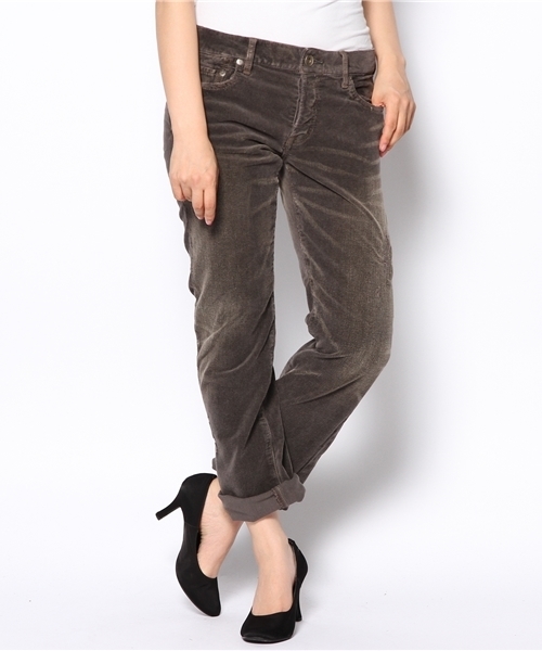 goa(ゴア)の「硫化ストレッチ コールボーイズパンツ(その他パンツ・レディース・ブラック/モカ/ベージュ・SMALL/MEDIUM)」の2枚目の写真