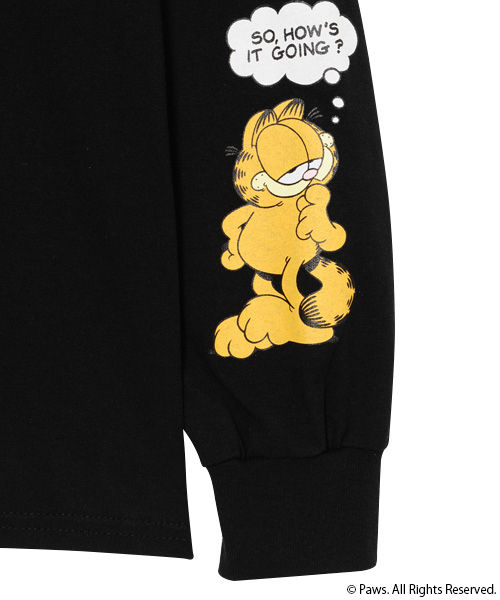Candy Stripper（キャンディストリッパー）の「【GARFIELD×Candy Stripper】HOW'S IT GOING ? ロングスリーブTシャツ（Tシャツ/カットソー・レディース・ブラック/ネイビー/オフホワイト・2）」の10枚目の写真