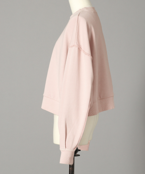 LOWRYS FARM（ローリーズファーム）の「ピグメントウラケショートプルオーバー　826091（スウェット・レディース・ピンク/アイボリー/ブラック・FREE）」の10枚目の写真