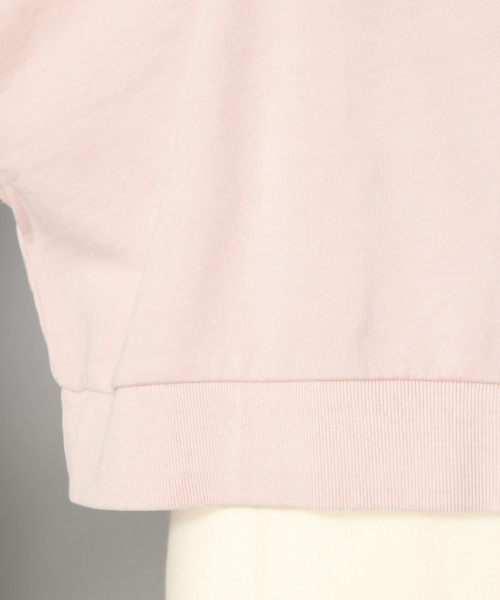 LOWRYS FARM（ローリーズファーム）の「ピグメントウラケショートプルオーバー　826091（スウェット・レディース・ピンク/アイボリー/ブラック・FREE）」の6枚目の写真
