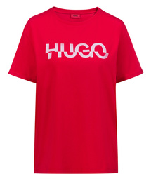 ジャージー クオリティ コットン Tシャツ ウィズ HUGO ロゴ